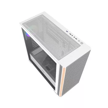 Caixa mid tower DARKFLASH DS900WS branca com 4 ventoinhas ARGB