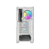 Caixa mid tower DARKFLASH DS900WS branca com 4 ventoinhas ARGB