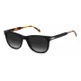 David Beckham DB-1113-S-WR7 Óculos de sol de homem, armação de acetato Havana, lentes de policarbonato verdes, 52 mm