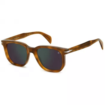 DAVID BECKHAM DB-7133-S-C9B Óculos de sol retangulares Havana Castanho 52 mm