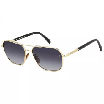 Óculos de sol de homem DAVID BECKHAM DB1128GSRHL, armação Grey Havana, lentes cinzentas fumadas, 59 mm