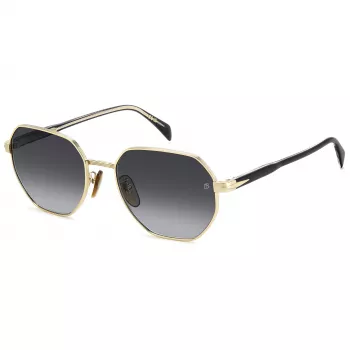 Óculos de sol de homem DAVID BECKHAM DB1162FSRHL formato quadrado acetato Havana verde 56/19/145