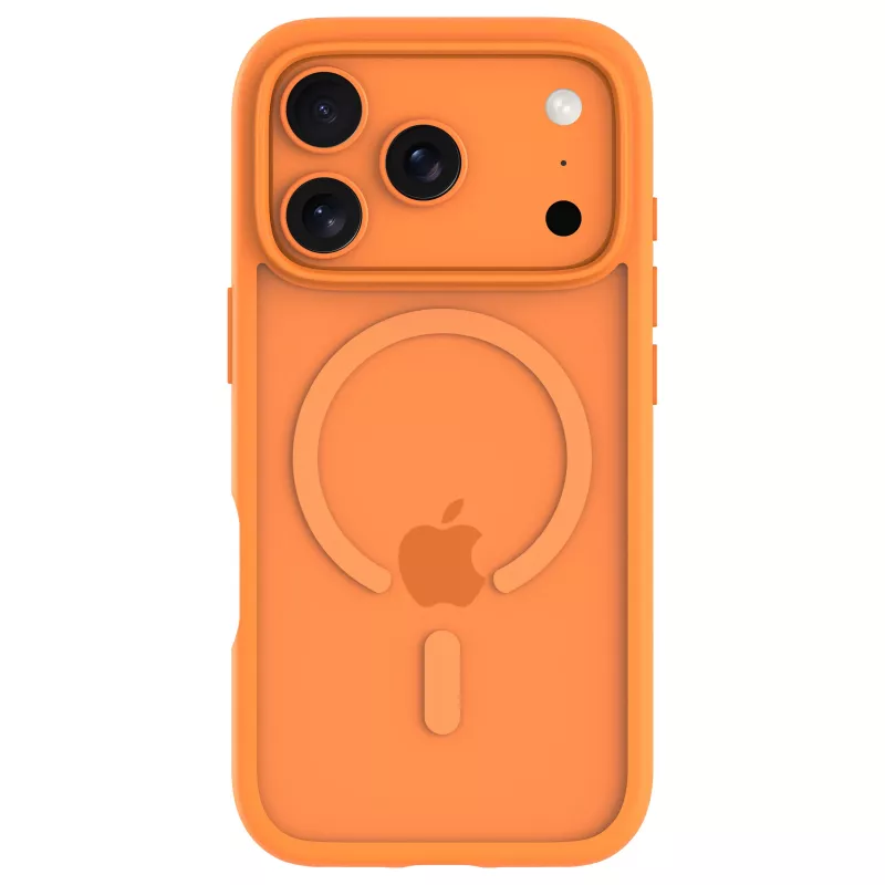DBRAMANTE 1928 Capa traseira Grenen para telemóvel - compatível com MagSafe - plástico reciclado - laranja - para Apple