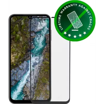 dbramante1928 eco-shield Película de proteção de ecrã para Samsung Galaxy A25 5G, margem preta