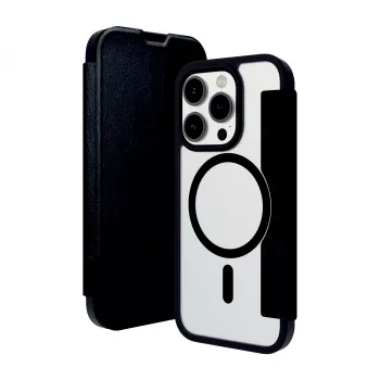 DBRAMANTE1928 Helsinki capa MagSafe para iPhone 15 Pro Max - preto/transparente HE67CLBL1883