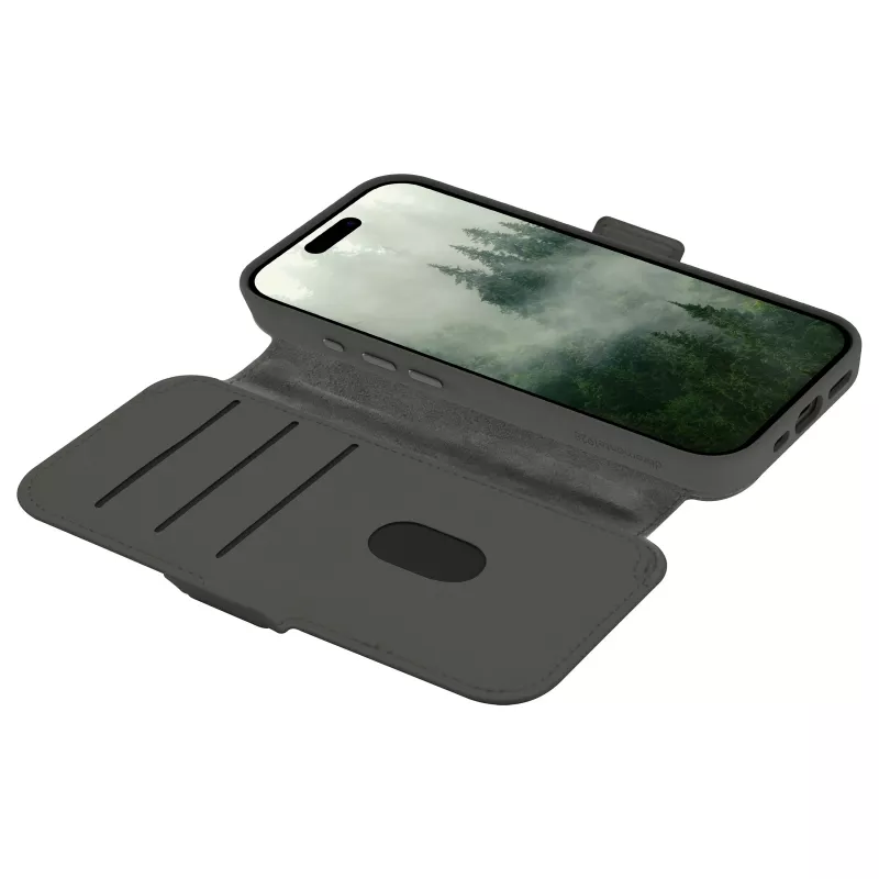 dbramante1928 Lynge capa flip para telemóvel - compatibilidade MagSafe - Forest Shade - para Apple iPhone 17