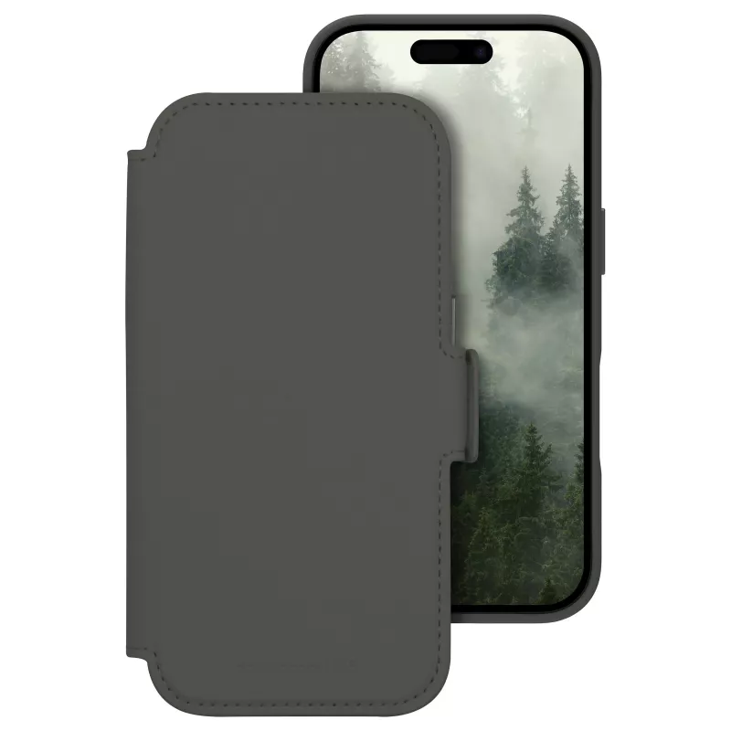 dbramante1928 Lynge capa flip para telemóvel - compatibilidade MagSafe - Forest Shade - para Apple iPhone 17