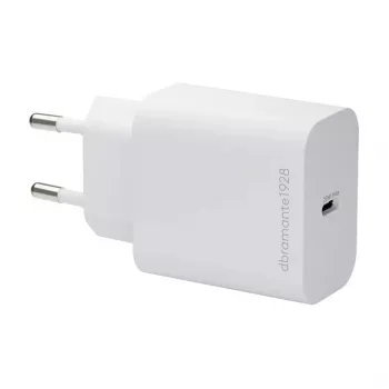 dbramante1928 re-charge Fonte de alimentação USB-C PD/PPS de 20W – branca (ficha EU, bulk)