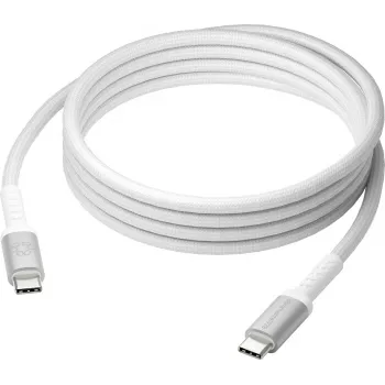 dbramante1928 Re-Charge It Cabo USB-C para USB-C 2m entrançado branco 100W