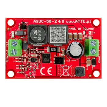 Conversor DC/DC ATTE ASUC-100-AD0-OF 100W 12V 8,3A calha DIN