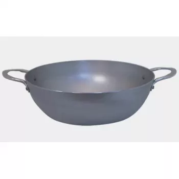 De Buyer Mineral B Element Country Frigideira 28 cm Aço Carbono Indução