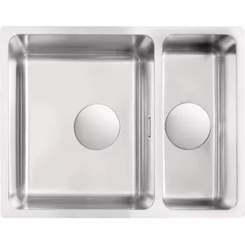 Lava-loiça de encastrar DEANTE 1,5 cubas em aço inoxidável 780x480mm escovado