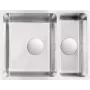 Lava-loiça de encastrar DEANTE 1,5 cubas em aço inoxidável 780x480mm escovado