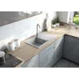 Lava-loiça DEANTE 1 cuba em granito com escorredor – Onyx, Fragranite, 620x500mm