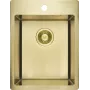 DEANTE Lava-loiça em aço 1 cuba 440x440mm aço inoxidável acabamento acetinado