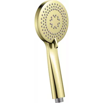 DEANTE Chuveiro de mão 3 funções - Cromado, plástico ABS, jato de chuva/massagem/misto, ligação G 1/2 polegadas, Série Luga