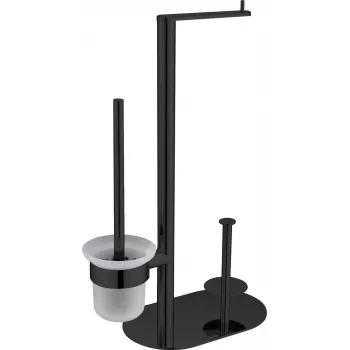 Suporte de papel 3 funções DEANTE - preto