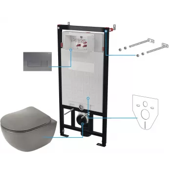 DEANTE Conjunto de sanita encastrada 6-em-1