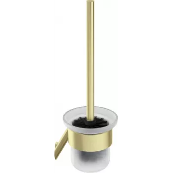 Escova de sanita de parede DEANTE ADI_R711 com suporte de aço inoxidável, preto mate