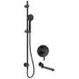 Conjunto de duche encastrado DEANTE Arnika com bica de banheira, preto mate, chuveiro de teto 250 mm
