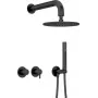 Conjunto de duche encastrado DEANTE Arnika com chuveiro de teto - misturadora horizontal, cromado