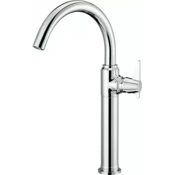 Misturadora monocomando DEANTE Arnika para lavatório alto preto mate BQT_020K