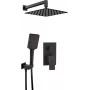DEANTE Arnika Nero Conjunto de duche encastrado preto mate