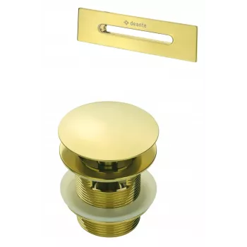 DEANTE conjunto de acessórios para banheira - tampão e ladrão, cromado