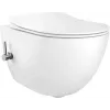 Bidé WC suspenso DEANTE CBP 6WPW com misturadora integrada, Branco, assento Soft-Close