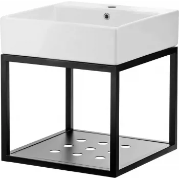 Conjunto de móvel de casa de banho suspenso DEANTE CDTW6U5S com lavatório 50x50 cm branco