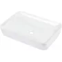 DEANTE lavatório de bancada em cerâmica 60x40 cm branco brilhante
