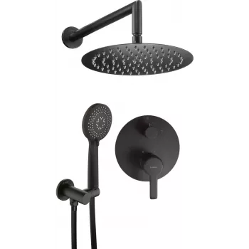 Conjunto de duche encastrado DEANTE Arnika Nero preto mate