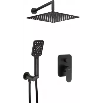 Conjunto de duche encastrado DEANTE Arnika Nero preto mate