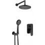 Conjunto de duche encastrado DEANTE Arnika Nero preto mate