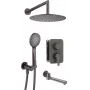 DEANTE Conjunto de duche encastrado com saída de banheira - cromado, 3 vias