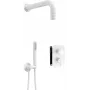 DEANTE Conjunto de duche encastrado com misturadora BOX - com chuveiro de mão, cromado, chuveiro de teto 250 mm