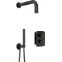 DEANTE Conjunto de duche encastrado com misturadora BOX - com chuveiro de mão, preto mate