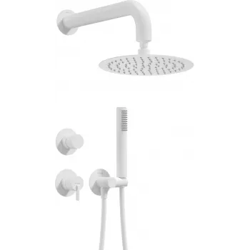 DEANTE Conjunto de duche encastrado com cabeça de duche - Preto mate