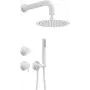 DEANTE Conjunto de duche encastrado com cabeça de duche - Preto mate