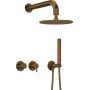 DEANTE Conjunto de duche embutido com chuveiro, torneira horizontal