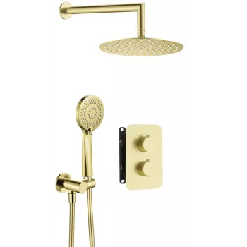 Conjunto de duche encastrado DEANTE com termostato BOX cromado