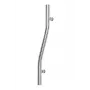 DEANTE suporte decorativo de parede em L aço preto 200x250mm