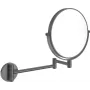Espelho de maquilhagem de dupla face DEANTE com braço ajustável - Montagem na parede, iluminação LED, ampliação 1x/3x, Cromado