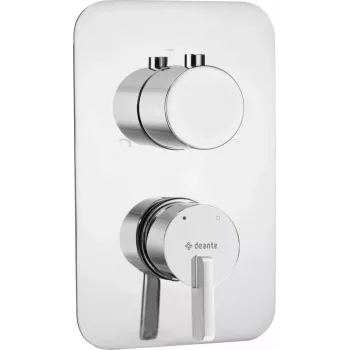 DEANTE Elemento exterior para misturadora encastrada BOX - cromado, monocomando, montagem na parede