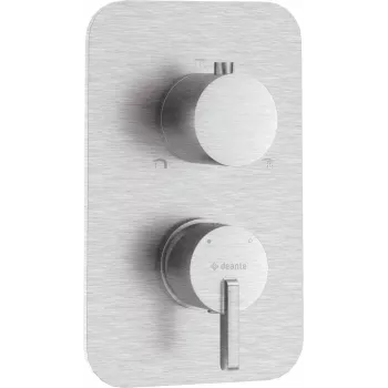 Elemento exterior DEANTE para misturadora encastrada BOX - cromado, espelho quadrado, monocomando, cartucho cerâmico 35 mm