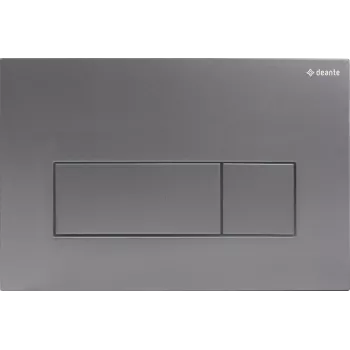 DEANTE placa de comando para autoclismos encastrados - Slim, prateada, para Cersanit AQUA