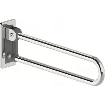 DEANTE Suporte de parede dobrável 70 cm branco aço Suporte de prateleira poupa-espaço