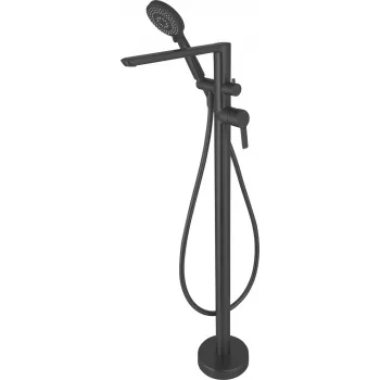 Misturadora de banheira com conjunto de duche DEANTE - Série Arnika, Preto Mate