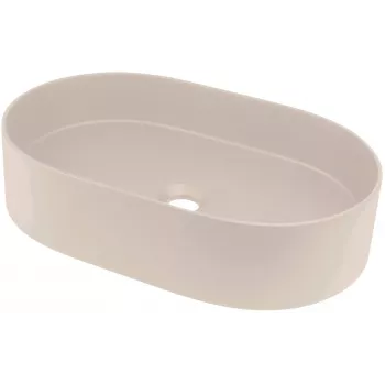 DEANTE Lavatório compósito de granito com escorredor - Bege - 780x435 mm