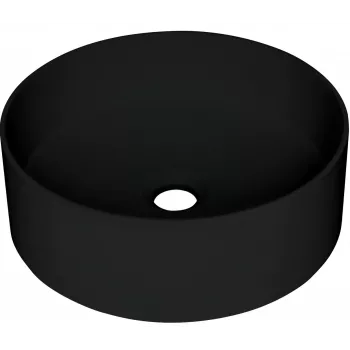 Lavatório de bancada em granito DEANTE 780x435mm preto uma cuba com escorredor